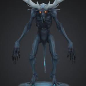 Frost howl Wendigo STL file