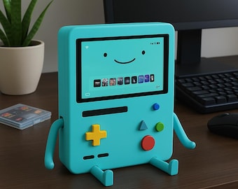 BMO Nintendo Switch Stand STL File – Adventure Time 3D Model (Digital Download)