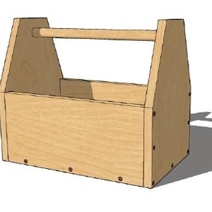 Simple Tool Caddy Build Guide | DIY Wooden Tool Carrier Plans | Easy-to-Follow PDF Instructions