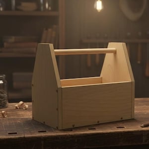 Anfänger Holzbearbeitungspläne: Werkzeug Caddy Bauanleitung | Einfacher DIY Shop Organizer PDF
