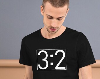 Cadeau voor fotograaf, grafisch ontwerper cadeau T-shirt, cadeau voor video-editor, beeldverhouding 3:2 shirt