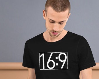 Cadeau voor fotograaf, grafisch ontwerper cadeau T-shirt, video-editor filmmaker, beeldverhouding 16:9 shirt