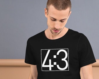 Cadeau voor fotograaf, grafisch ontwerper cadeau T-shirt, cadeau voor video-editor, mobiel fotograaf cadeau, beeldverhouding 4:3