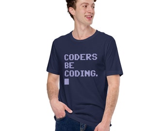 Tshirt voor computerprogrammeurs, programmeurs, techneuten en geeks, coders becodering, unisex, geschenk