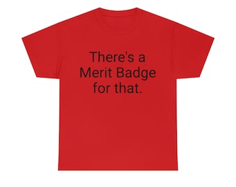 Scouts Merit Badge Cotton Tee