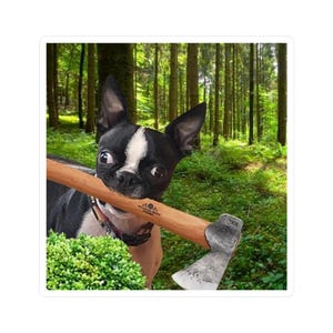 Scout into the Woods Vinyl Sticker