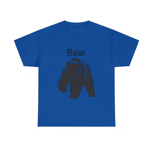 Holz Abzeichen Bär T-Shirt