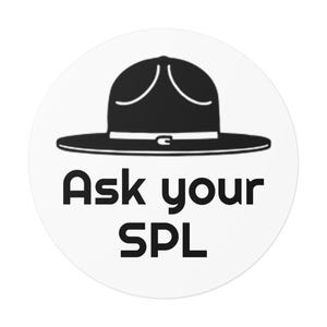 Ask your SPL vinyl sticker