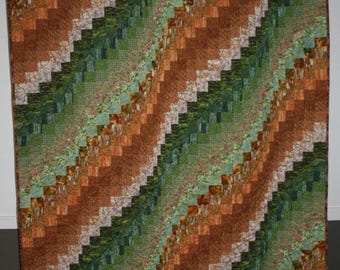 Quilt 53&quot; x 70&quot; Bargello Style. Made by Wilma Cogliantry