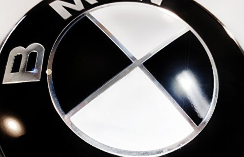 Gloss Black BMW Emblem Sticker Overlay Decal Vinyl Logo Badge Roundel Etsy