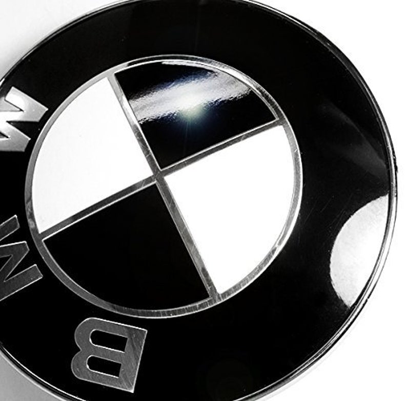 Gloss Black BMW Emblem Sticker Overlay Decal Vinyl Logo Badge Roundel Etsy