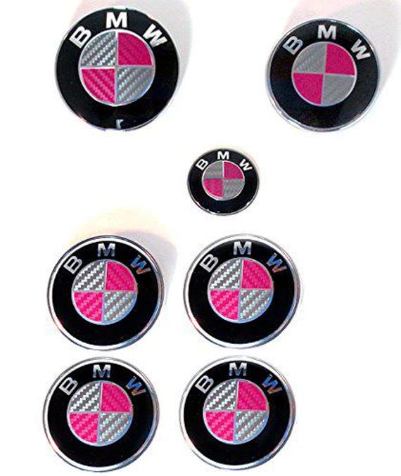 thumbnail image 2 of Give Your BMW Some Personality With These Red And White Emblem Overlay Decals. They're Vinyl Stickers That Go Right Over Your Existing Emblems For A Custom Look. A Quick And Easy Way To Change Up Your Style! 2 of 4
