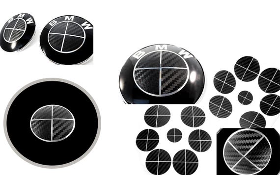 45mm BMW Car Steering Wheel Cover Sticker Emblem For BMW M E39 E46 E60 E90 F10 E - Foto 8