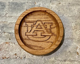 Auburn University Tigers – Oak College Valet Tray - Graduation - Dorm - Gift