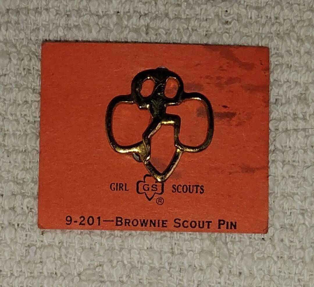 Girl Scout Brownie Membership Pin Etsy