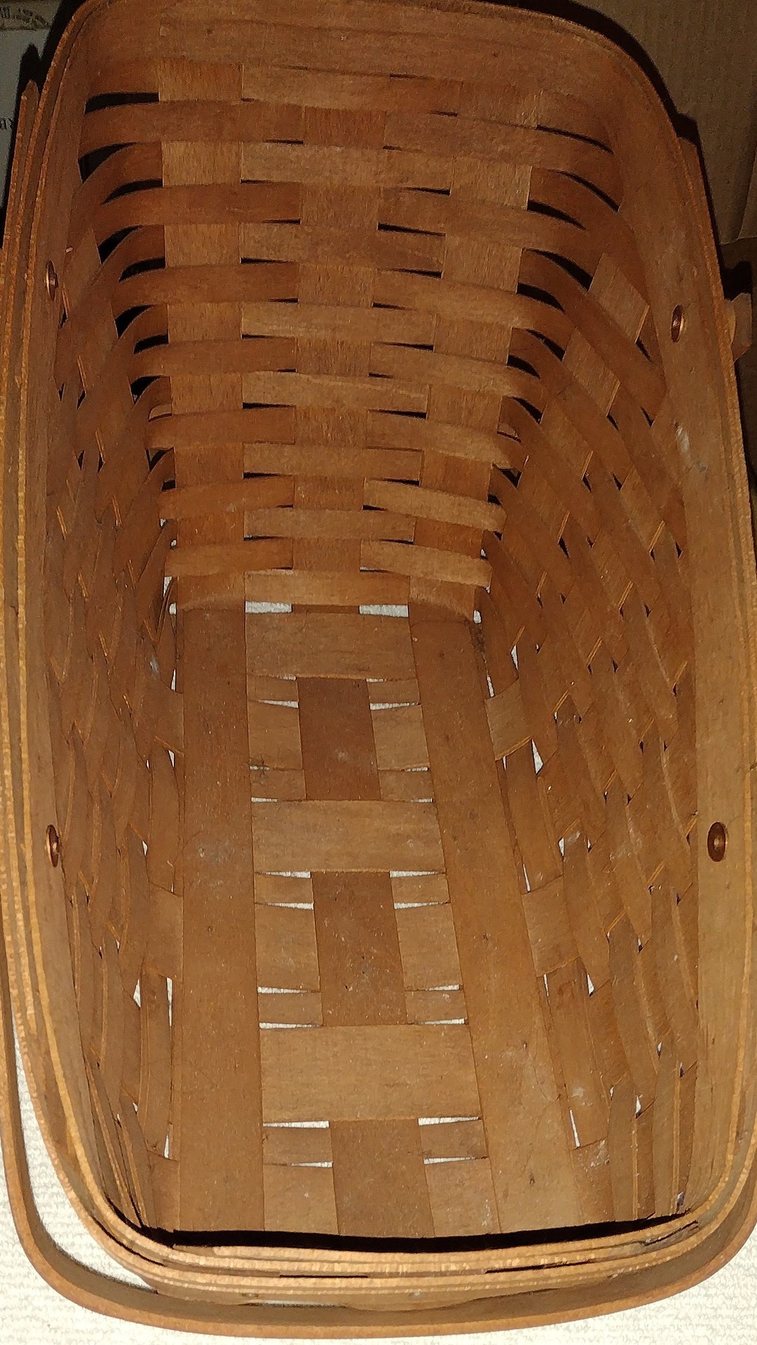 Longaberger Large Vegetable Basket With Handles Etsy
