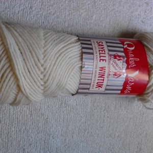 Quaker Yarns Sayelle Wintuk Yarn: Fisherman White