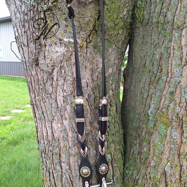 New! Double & Stitched One Ear Bridle main image 1