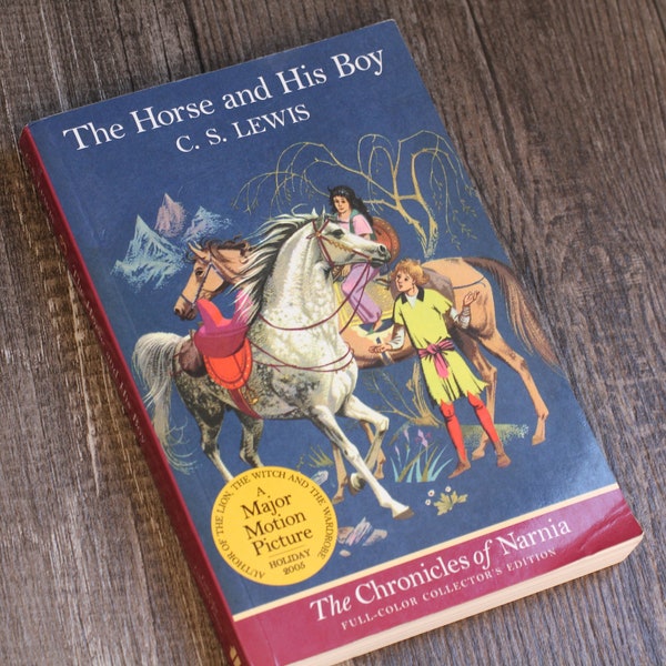 C. S. Lewis, The Horse and His Boy, Narnia, The Chronicles of Narnia, Childrens Book, Vintage Book, Collectible Book, Gift for book lovers