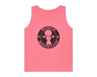 Camiseta sin mangas de fitness y nutrición para el empoderamiento durante la menopausia