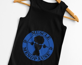 Camiseta sin mangas de nutrición y fitness para el empoderamiento durante la menopausia / Salud hormonal, mujeres fuertes