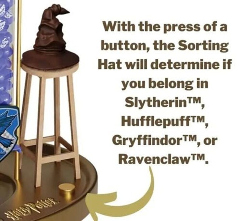 Harry Potter Houses Jelly Belly Talking Counter Dispenser New in Box Etsy