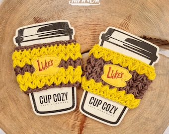 Luke's Cup Cozy, Reusable Coffee Sleeve, coffee lover gift, Gilmore Girls