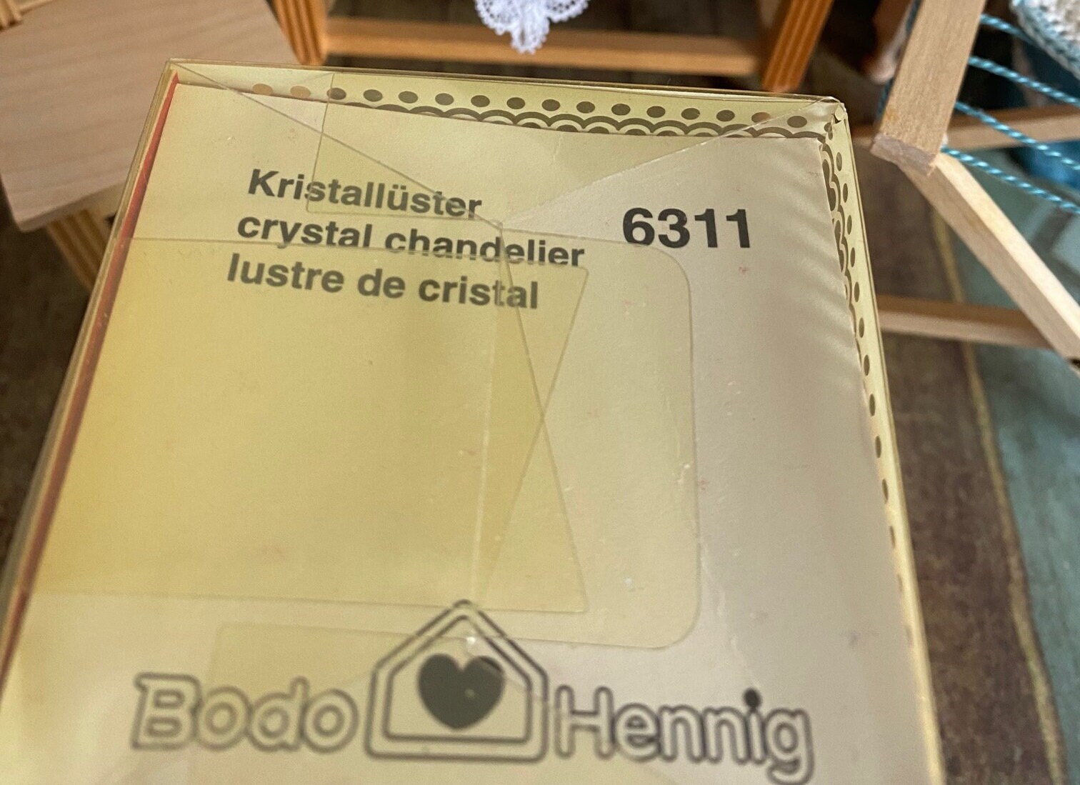 Bodo Hennig Chandelier Chandelier Candlestick Hanging Lamp