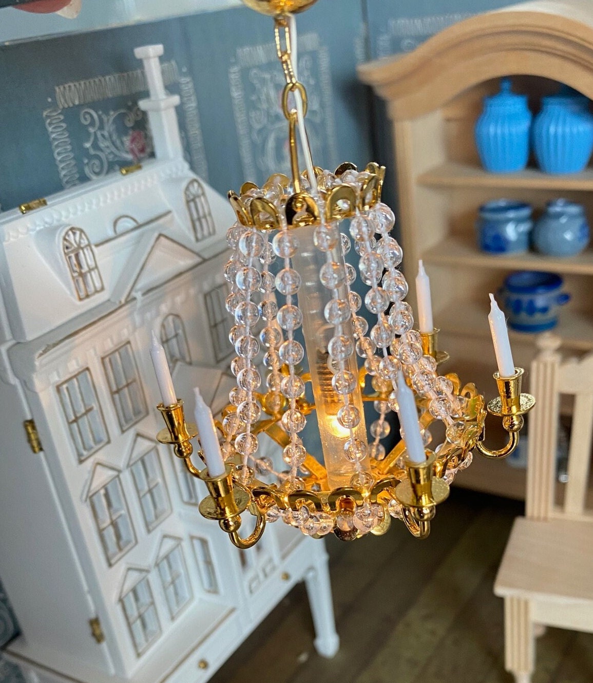 Bodo Hennig Chandelier Chandelier Candlestick Hanging Lamp