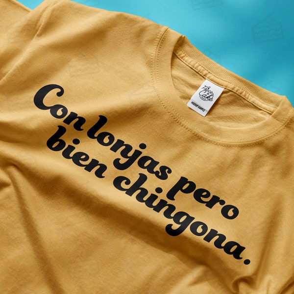 Con Lonjas Pero Chingona SVG Cut File For Cricut & Silhouette, Funny Latino Svg, Spanish Svg, Mexican Svg, Introvert Png File, Cute Svg
