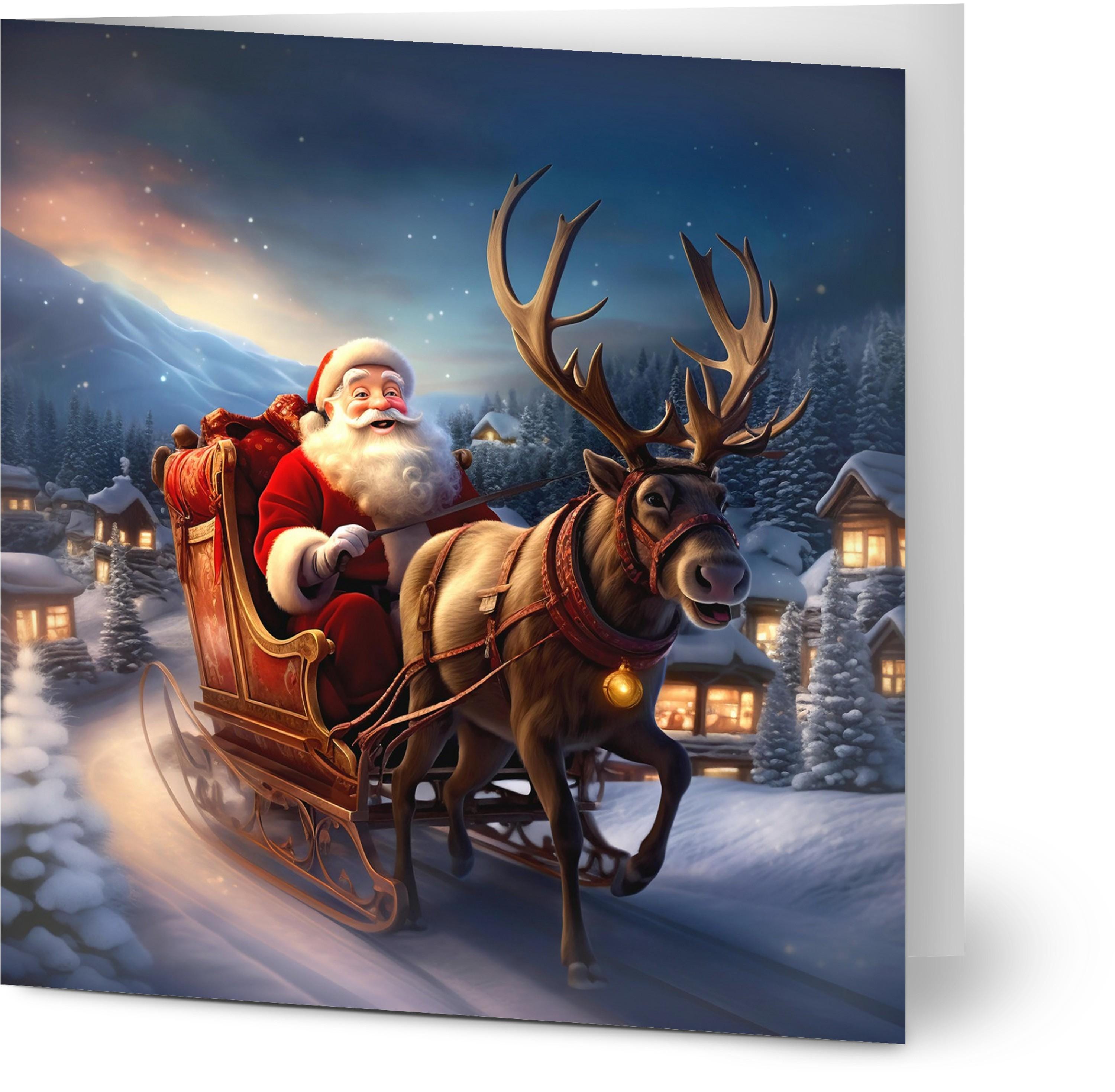メリーサンタクロース | ノスタルジア | そり | トナカイ | クリスマス