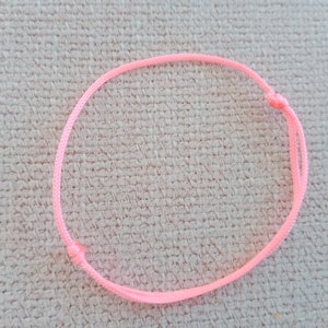 Soft Pink Bracelet, Light Pink String, Fancy Light Pink String, Lucky ...