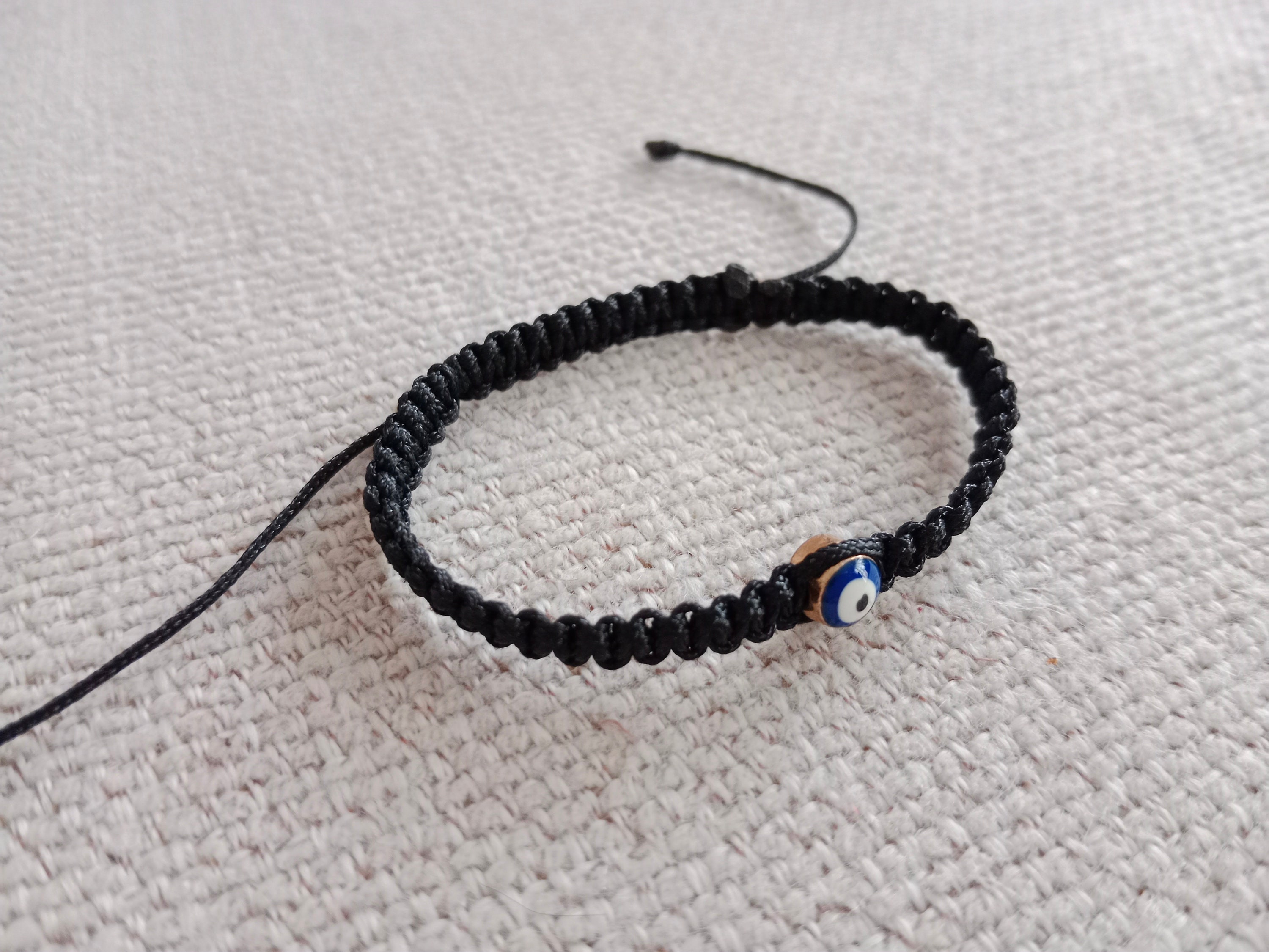 Evil Eye Black Thread Bracelet – Noellery