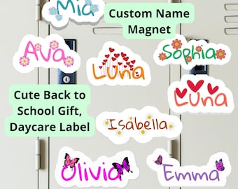 Personalized Name Magnet – Locker, Fridge, or Door, Custom Style