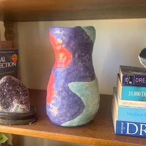 Funky Bunte Vase
