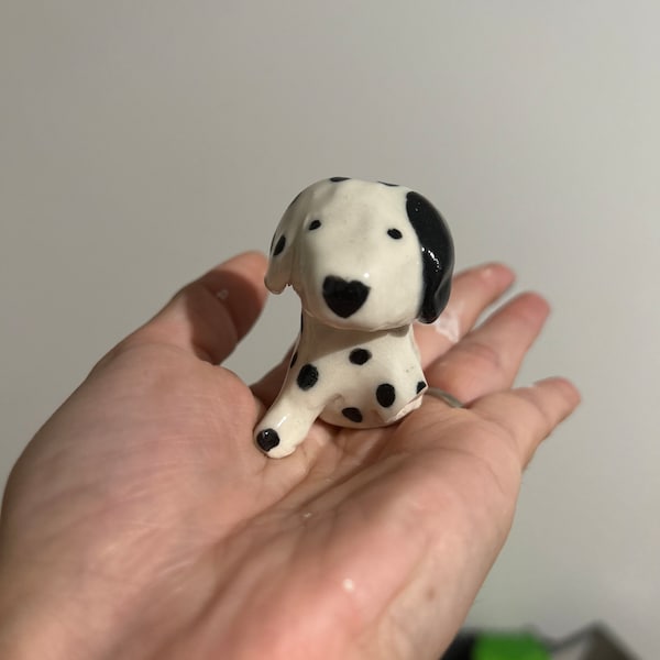 Ceramic dalmation FAULTY dog