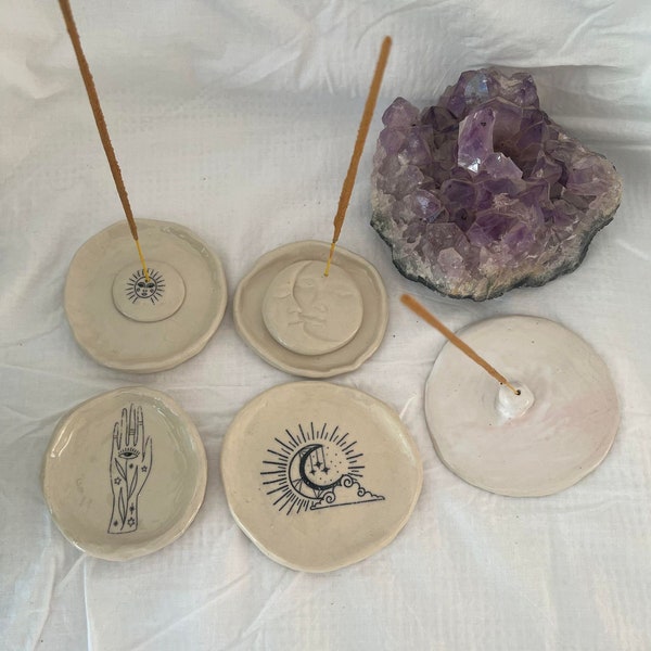 Spiritual Incense holders handmade ceramics