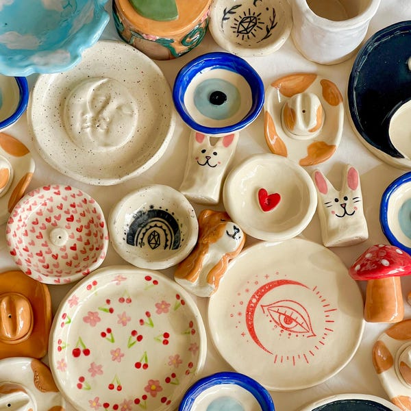 Ceramic Trinkets Seconds Pieces