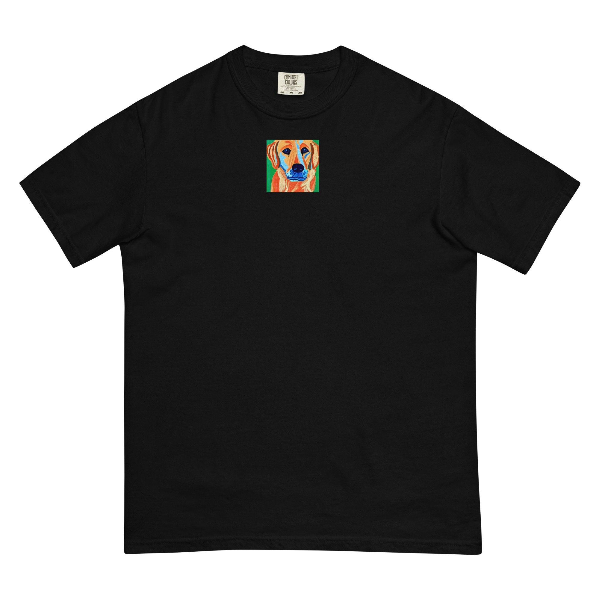 Golden Retriever Tee Shirt // Pablo Picasso Style - Etsy