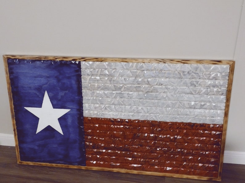Extra Large Wooden Texas State Flag Wall Art Etsy