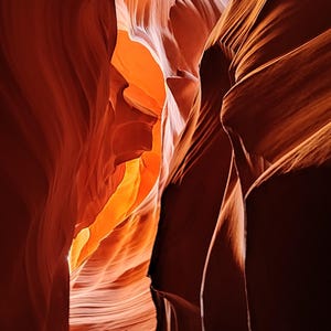 Antelope Canyon Photo Print: Arizona Desert Landscape Wall Art