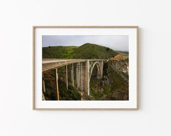 Bixby Bridge Wall Art: Big Sur California Photography, Coastal Landscape, Pacific Coast Decor (Digital Download)