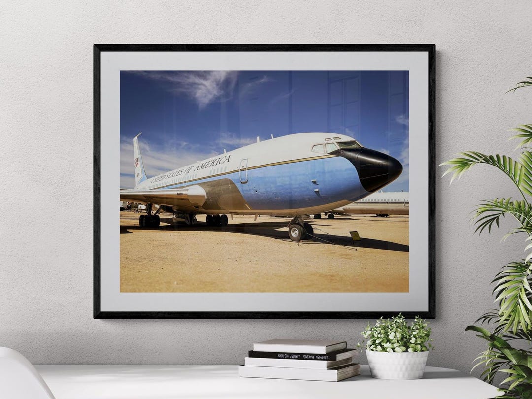 Air Force One Photo Print: Boeing 707 Aviation Art, Pima Museum - Etsy