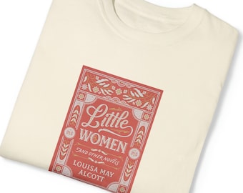 Kleine vrouwen T-shirt, kleine vrouwen door Louisa May Alcott cover shirt, kleine vrouwen esthetische, boekenwurm cadeau, literatuur shirt, boekenwurm shirt