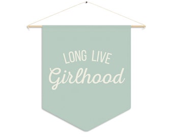 女の子の部屋のペナント、女の子らしい長生き、女の子の寝室の装飾、女の子らしいペナント、女の子の子供部屋の装飾、子供部屋のペナント、女の子の寝室の装飾
