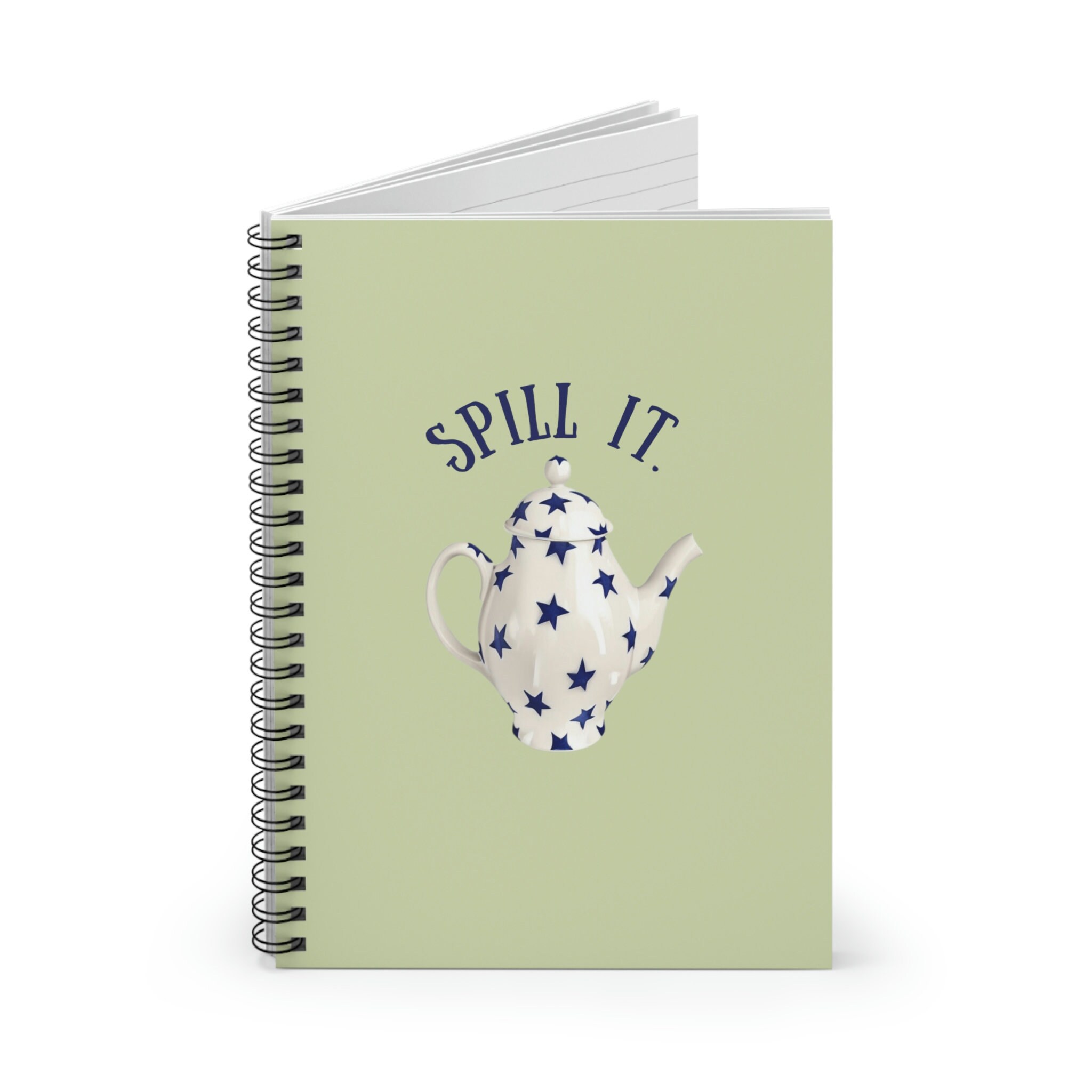 Emma Bridgewater Inspired Notebook, Teapot Notebook, Teapot Journal