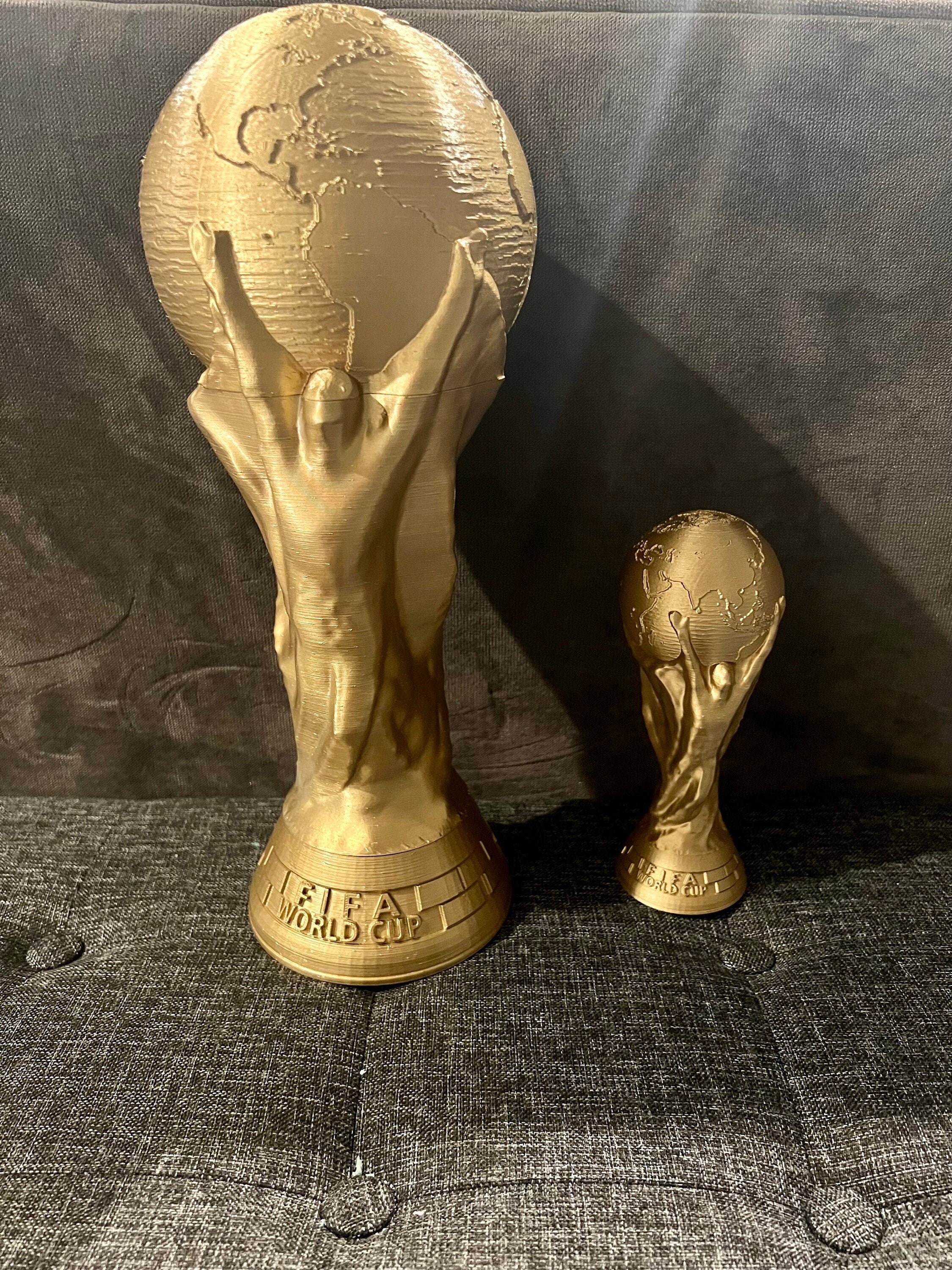 Golden World Cup Trophy Mini Metal Trophy 3 cm Height Size Gold Color  Heavy-soccerwe