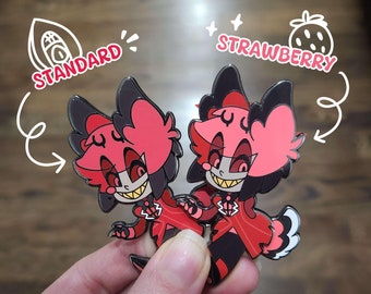 Alastor Bouncy Tail Enamel Pin