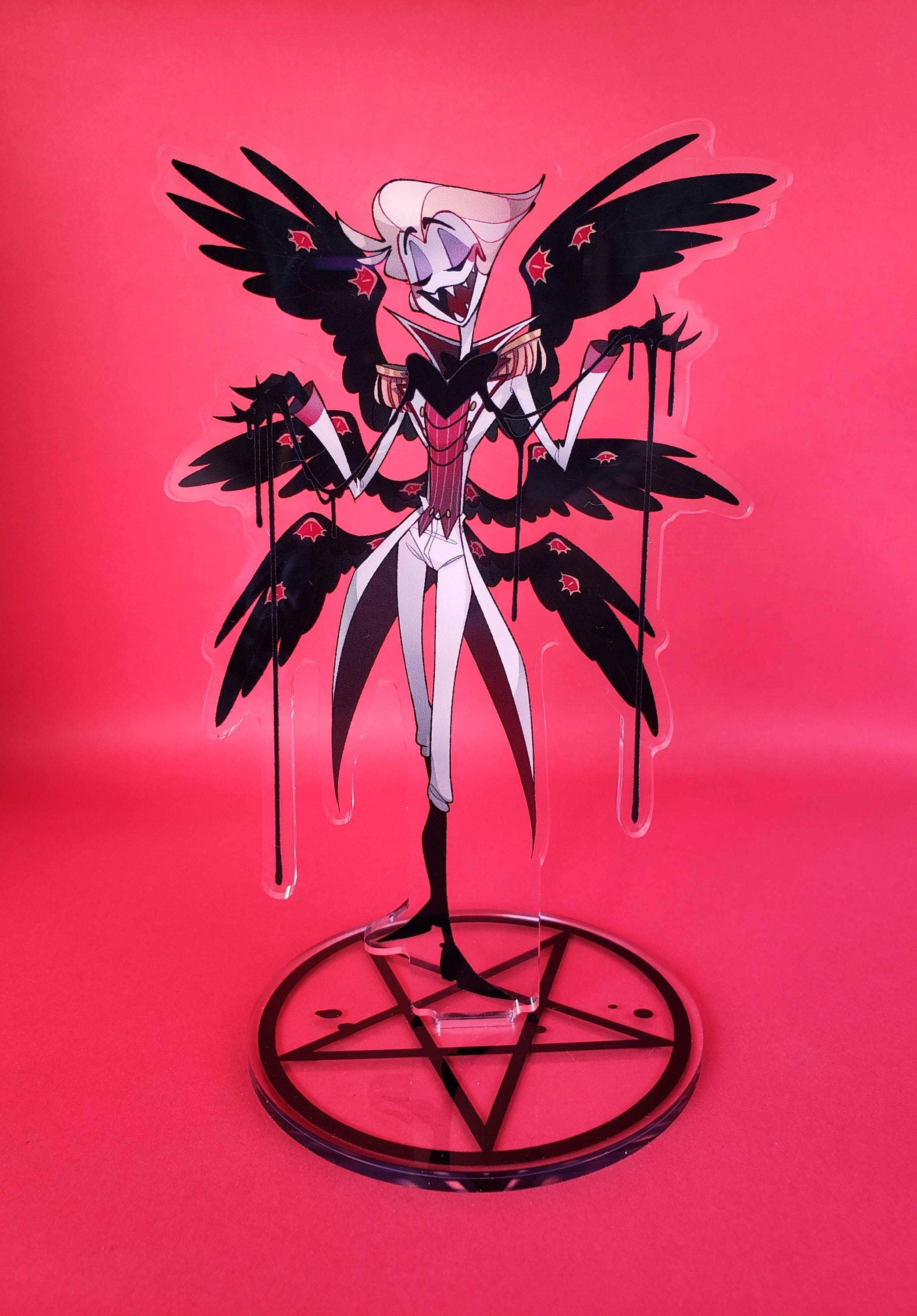 Lucifer Acrylic Standee: Black Wings - Etsy