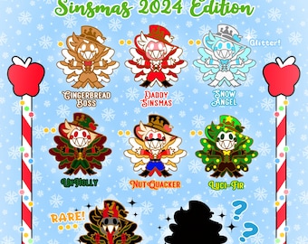 Lucifer Gasha Pin {Sinsmas 2024 L.Edition}
